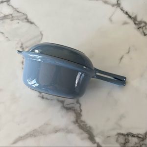 Rare Vintage Le Creuset satin blue #18 multifunction 2 in 1 saucepan skillet